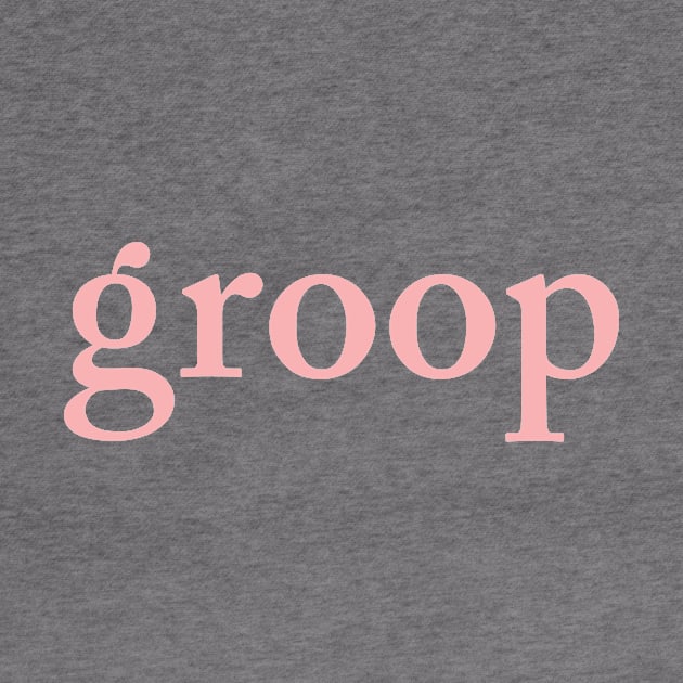 groop5: the biggening pink logo by groop